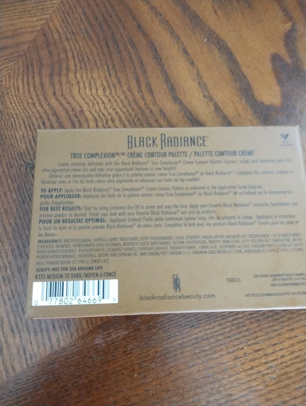 3 Pack Black Radiance True Complexion Cream Contour Pallets Medium To Dark
